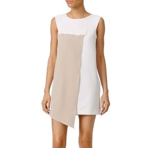 Milly Asymmetric Colorblock Dress Size 2 NWOT